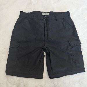 Men's Black Cargo Shorts